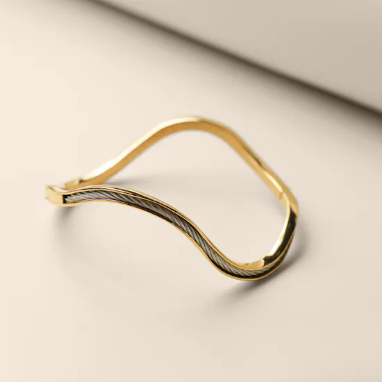 Charriol Forever Gold Plated Women's Bangle