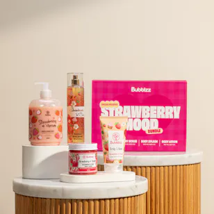 Bubblzz Strawberries N Cream Mood Gift Set Bubblzz Strawberries N Cream Mood Gift Set