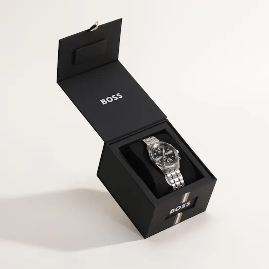 Hugo Boss Skytraveller Silver Men’s Watch