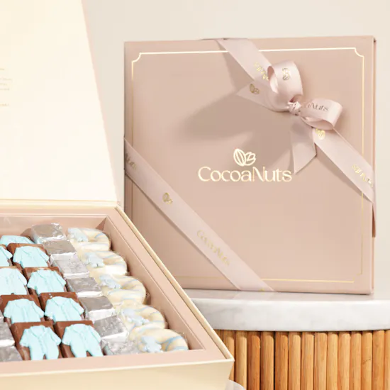Cocoanuts Welcome Baby Boy Chocolate Box