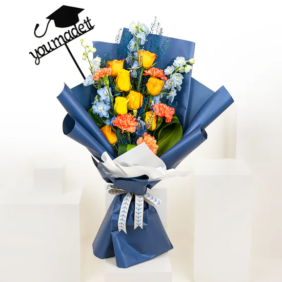Radiant Success | Blue Wrap