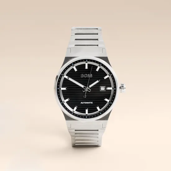 Avantcha Luna Tea Gift Set & Hugo Boss Automatic Men's Watch with Flowers