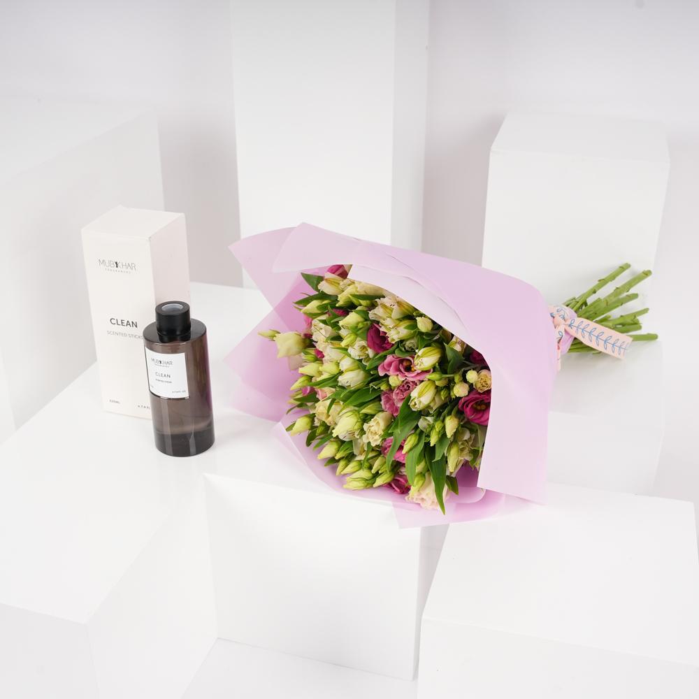 عيدان كلين المعطرة من مبخر 220 مل | باقة زهور رقيقة