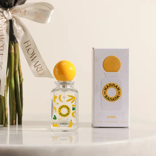 Ajmal Hannah Banana EDT For Young Girls | White Flowers Bouquet