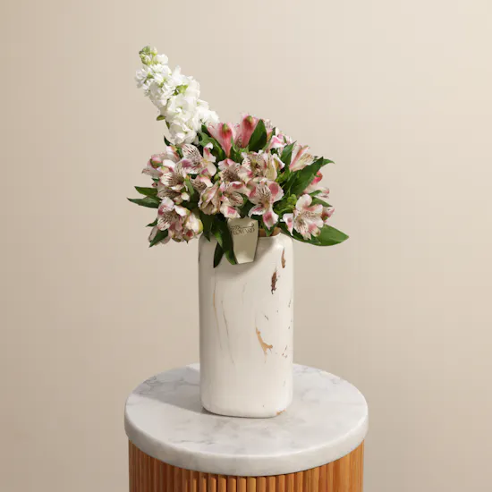 Rosy Clouds Flower Vase