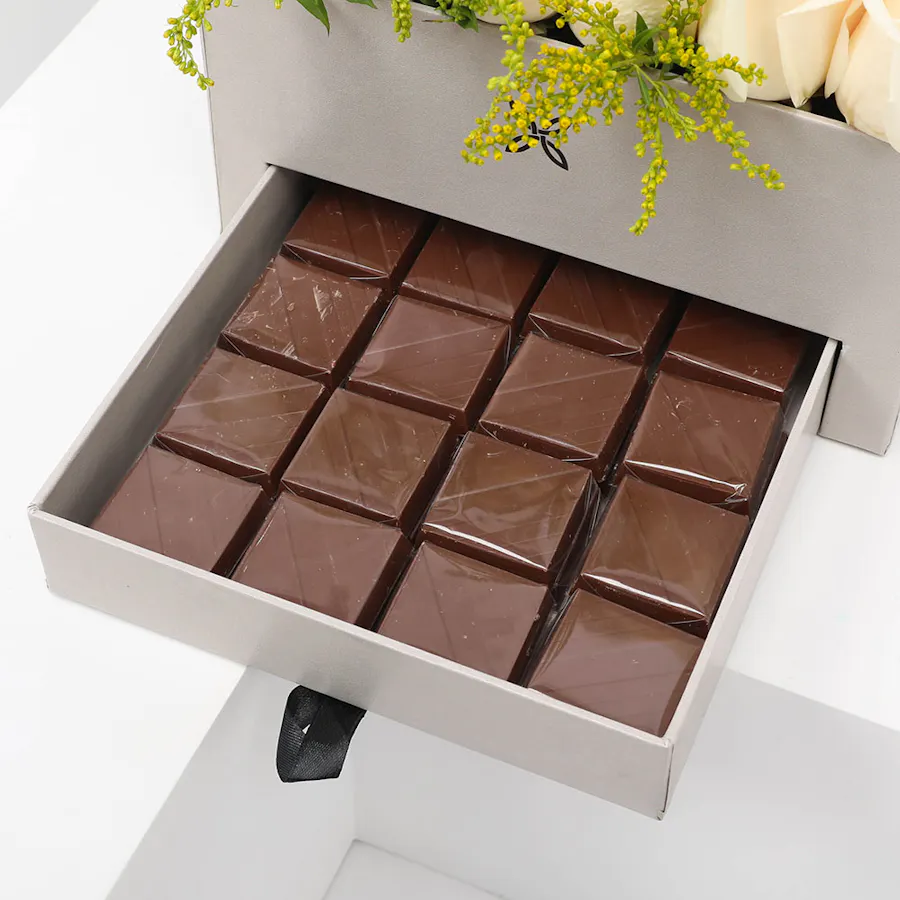 White Rose Box | Chocolates Drawer 5