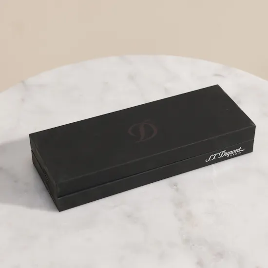 S.T.Dupont D-initial Black And Gold Ballpoint Pen