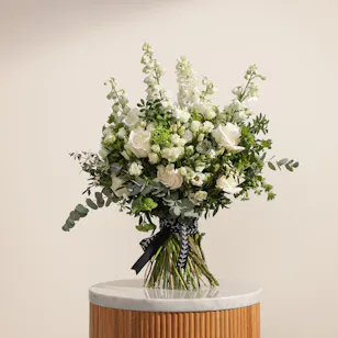 Classic White Delphinium Bouquet