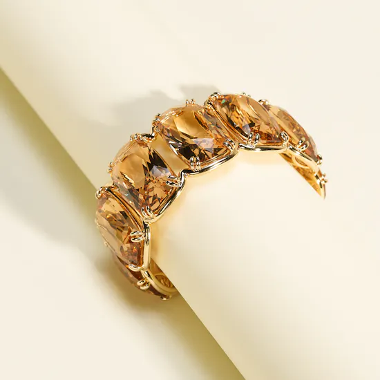 Swarovski Harmonia Gold Tone Cuff Women's Bangle