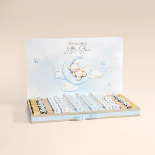 Le Chocolatier Dubai Personalized Welcome Little Star Large Chocolate Tray
