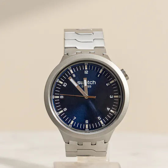 Swatch Indigo Hour Silver Unisex Watch