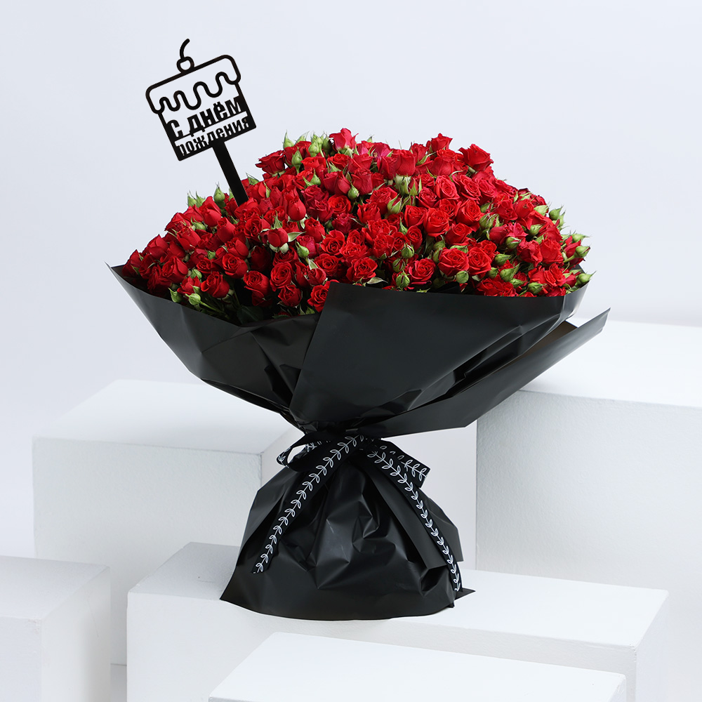 100 بيبي جوري أحمر | تغليف أسود