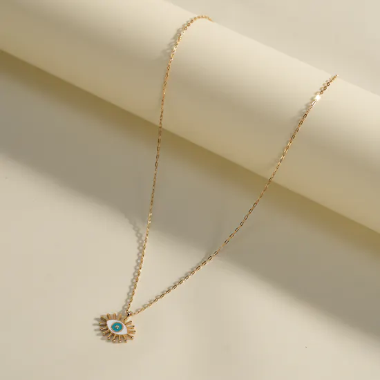 Baby Chic by Izmirain Radiant Eye Diamond Baby Necklace