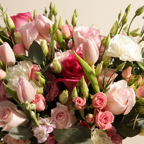 Floward Happy Birthday Cake | Blooms Vase