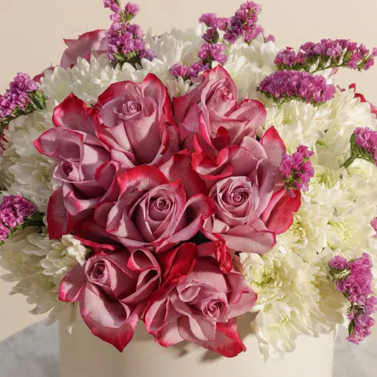 Happy Birthday Heartfelt Flowers Box