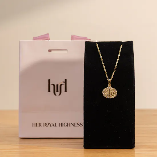 Hrh Allah Gold Plated Necklace