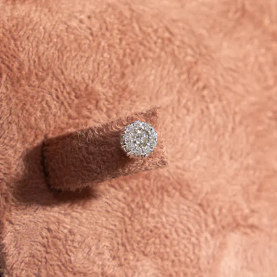 Siran by Iram Classic Diamond Stud Earrings