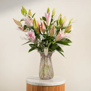Pink Serenity Flower Vase