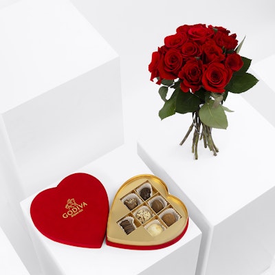 Godiva Red Heart 7 Pcs