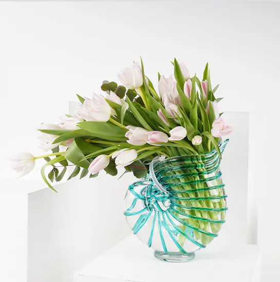Floral Wave Vase