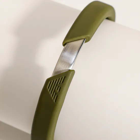 Emporio Armani Green Silicone Bangle Men’s Bracelet