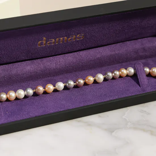 Damas Kiku Mixed Pearl String Bracelet