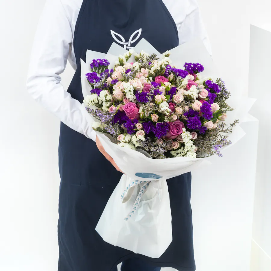 The Purple hope bouquet  1