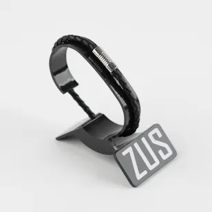 Zus Single Leather Bracelet | 4mm | Black Zus Single Leather Bracelet | 4mm | Black