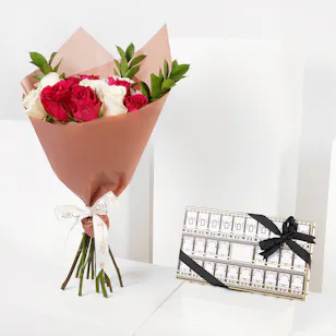 Abucci Chocolate Box Small Size | Rose  Bouquet
