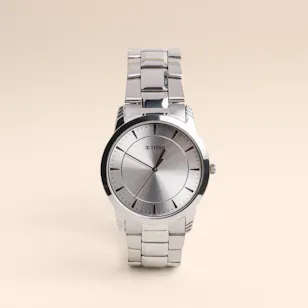 Titan Couple 3-Hand Silver Tone Men's Watch Titan Couple 3-Hand Silver Tone Men's Watch