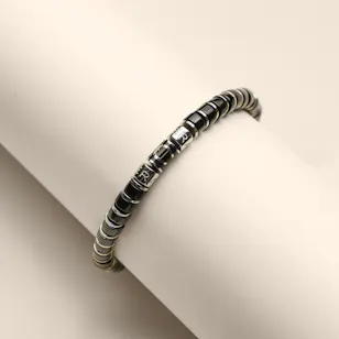 Aigner Marziolo Black Men's Bracelet