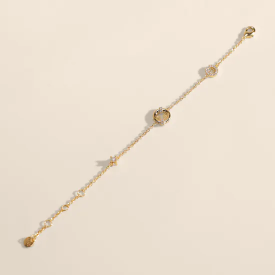 Fendi EverRound Gold Tone Women’s Bracelet