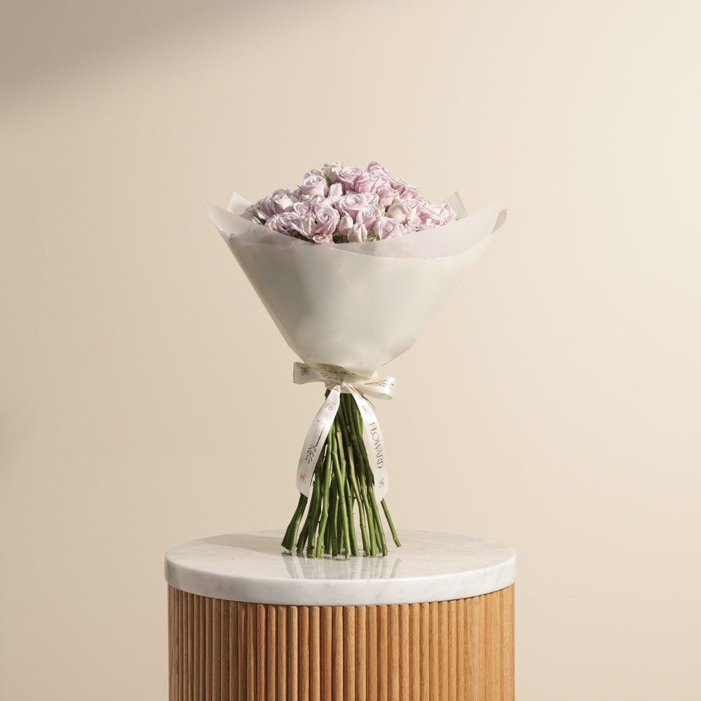 Violet Charm Bouquet | 25 Baby Roses