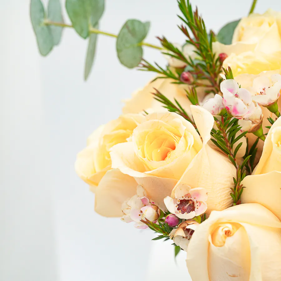 Munch Bakery Chocolate Cake | Peach Roses 4