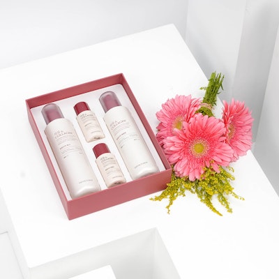 The Face Shop - Pomegranate & Collagen Skincare Set with Gerbera Flower 