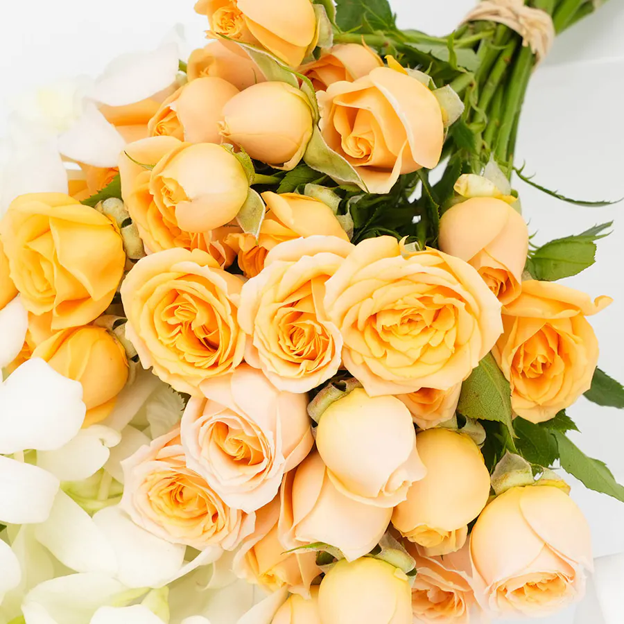 Chunk Carmel Cake & Flowers 5