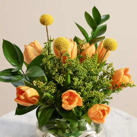 Sunrise Flowers Vase