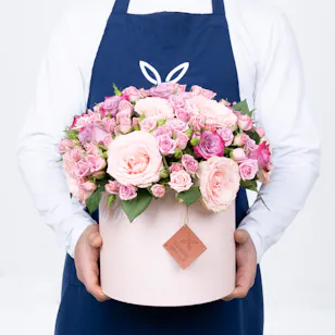 Sweet Sentiments | Floral Purple & Pink Box