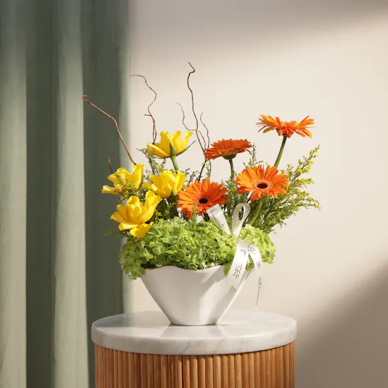 Sunny Grace Flower Vase