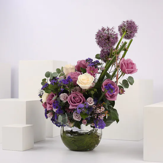 Luna Flowers | Glass Bowl
