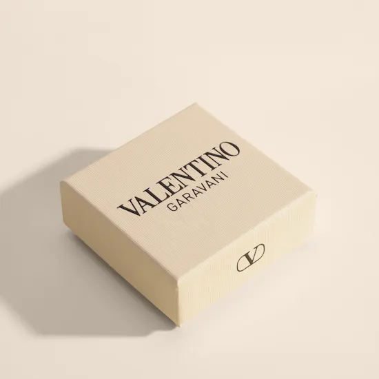 Valentino Garavani Mini Vlogo Signature with Swarovski Crystals Necklace