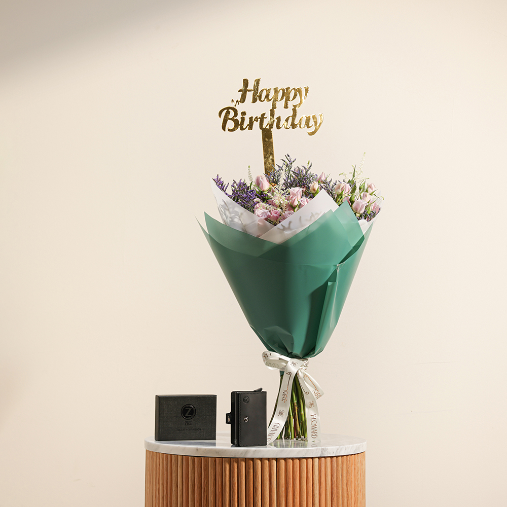 ZUS Genuine Leather Wallet | Bouquet