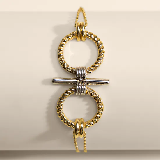 Siran by Iram Gold Pharaonic Inspired Bracelet