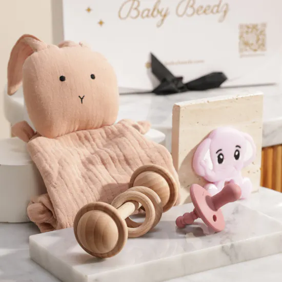 Baby Beedz Pink Baby Girl Gift Set
