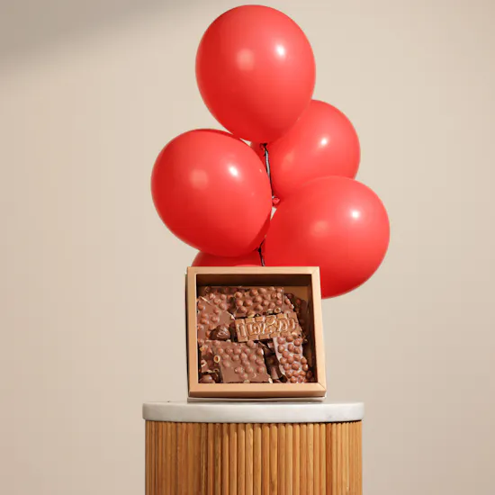 Ghazl Chocolatier I Love You Chocolate Box | 6 Balloons