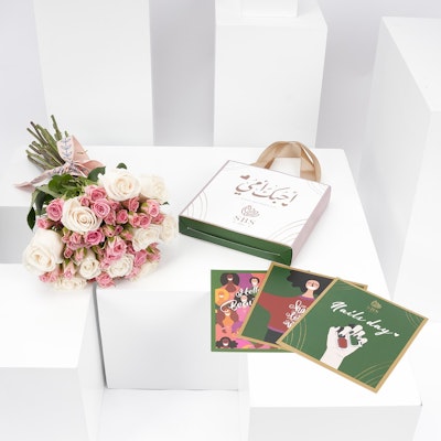 SBS Voucher | With pink and white roses