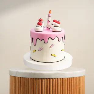 BreadTalk Birthday Pink Comic Cake BreadTalk Birthday Pink Comic Cake