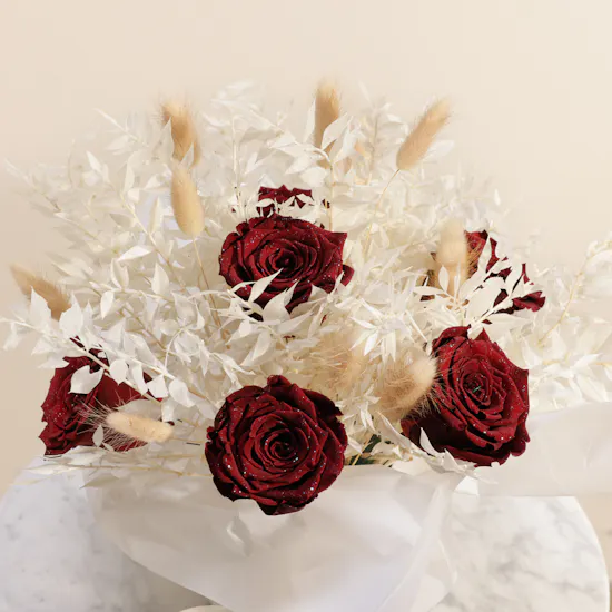 Velvet Rose Elegance Vase
