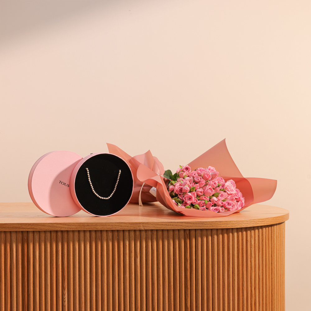 Tous Gold Sweet Dolls Pearl Necklace | Romance Bouquet