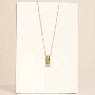 Siran by Iram 1 Kilo Ingot-shaped Pendant Necklace Siran by Iram 1 Kilo Ingot-shaped Pendant Necklace